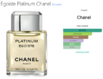 Egoiste Platinum Chanel for men