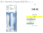 Dior Homme Cologne 2022 Dior for men