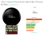 I Don't Need A Prince By My Side To Be A Princess By Kilian for women and men