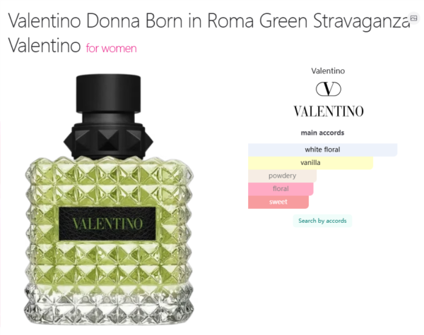 Valentino Donna Born in Roma Green Stravaganza Valentino for women