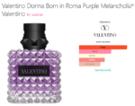 Valentino Donna Born in Roma Purple Melancholia Valentino for women