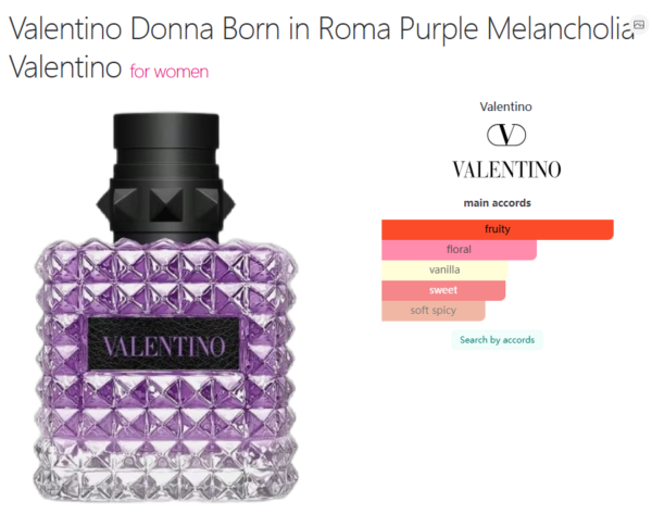 Valentino Donna Born in Roma Purple Melancholia Valentino for women