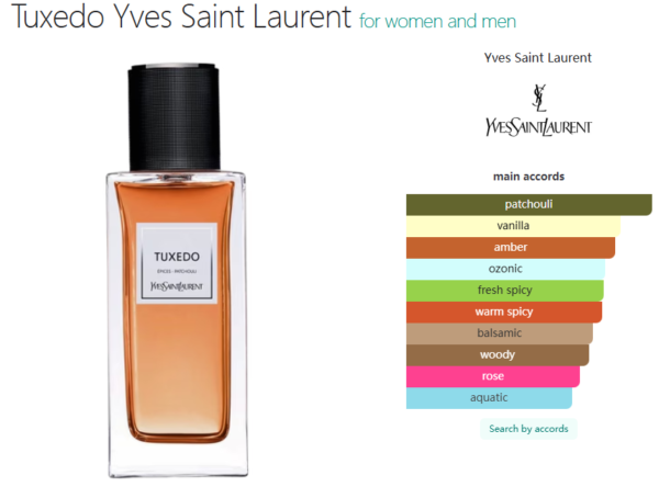 Tuxedo Yves Saint Laurent for women and men