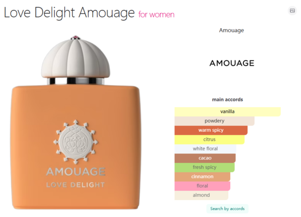 Love Delight Amouage for women