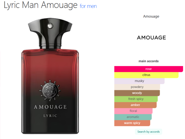 Lyric Man Amouage for men
