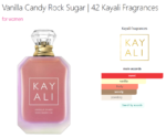 Vanilla Candy Rock Sugar | 42 Kayali Fragrances for women