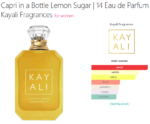 Capri in a Bottle Lemon Sugar | 14 Eau de Parfum Kayali Fragrances for women