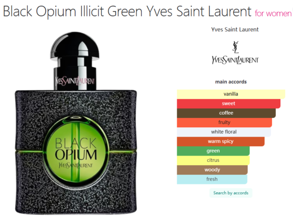 Black Opium Illicit Green Yves Saint Laurent for women