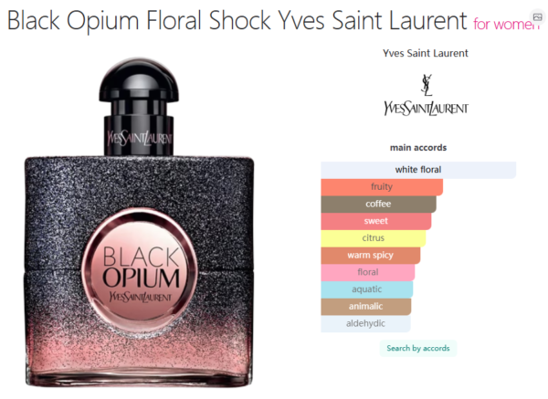 Black Opium Floral Shock Yves Saint Laurent for women