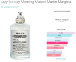 Lazy Sunday Morning Maison Martin Margiela for women and men