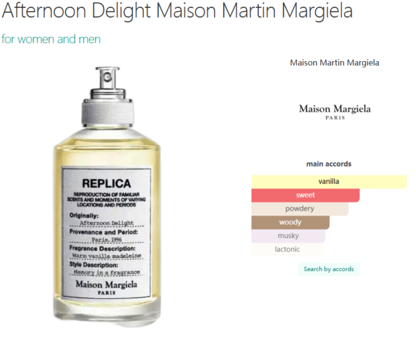 Afternoon Delight Maison Martin Margiela for women and men