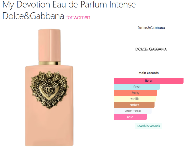 My Devotion Eau de Parfum Intense Dolce&Gabbana for women