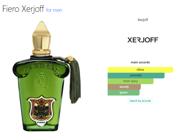 Fiero Xerjoff for men