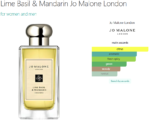 Lime Basil & Mandarin Jo Malone London for women and men