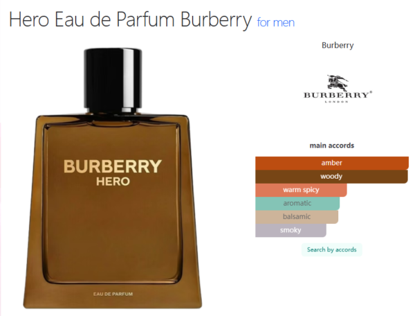 Hero Eau de Parfum Burberry for men