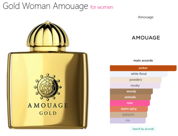 Gold Woman Amouage for women