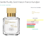 Gentle Fluidity Gold Maison Francis Kurkdjian for women and men