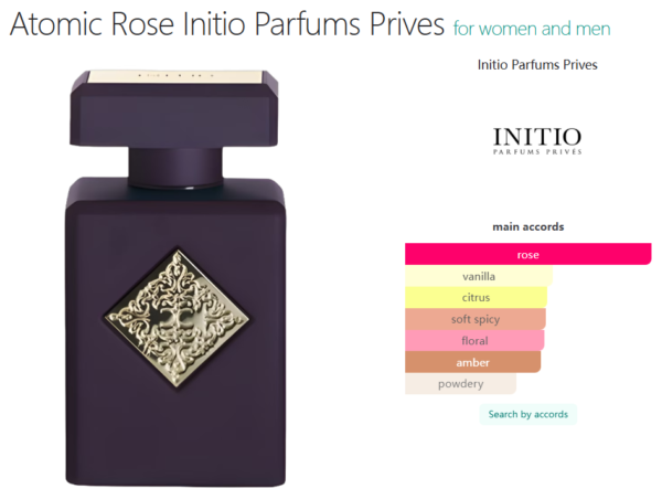 Atomic Rose Initio Parfums Prives for women and men