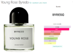 Young Rose Byredo for women and men 100ml