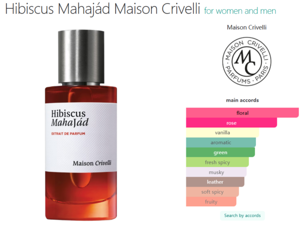 Hibiscus Mahajád Maison Crivelli for women and men
