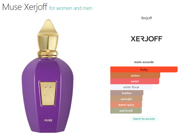Muse Xerjoff for women and men