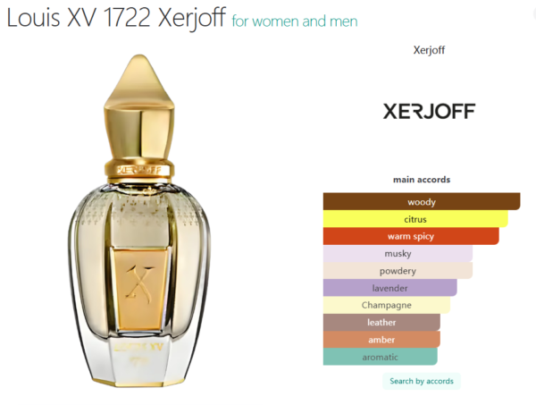 Louis XV 1722 Xerjoff for women and men