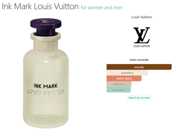Ink Mark Louis Vuitton for women and men