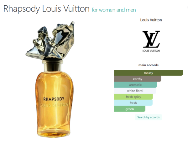 Rhapsody Louis Vuitton for women and men