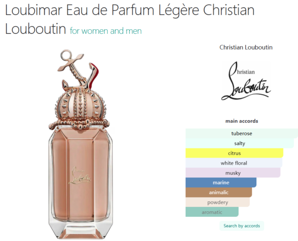 Loubimar Eau de Parfum Légère Christian Louboutin for women and men