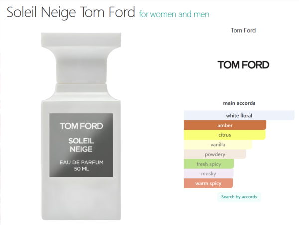 Soleil Neige Tom Ford for women and men